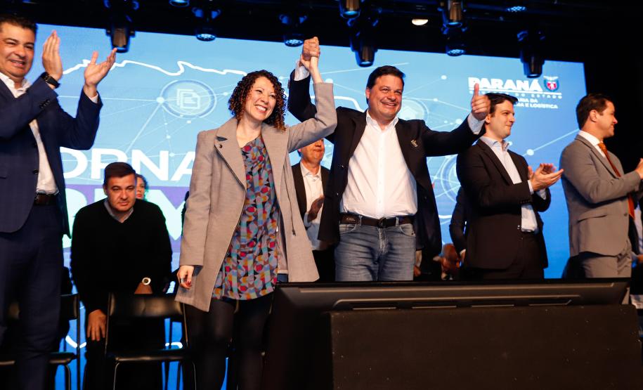 Segundo o secretário estadual de Infraestrutura e Logística, Sandro Alex, o Paraná foi o primeiro estado do Brasil a adotar a metodologia BIM e a estendê-la em um programa estadual a todos os municípios. Foto: Rodrigo Félix Leal / SEIL