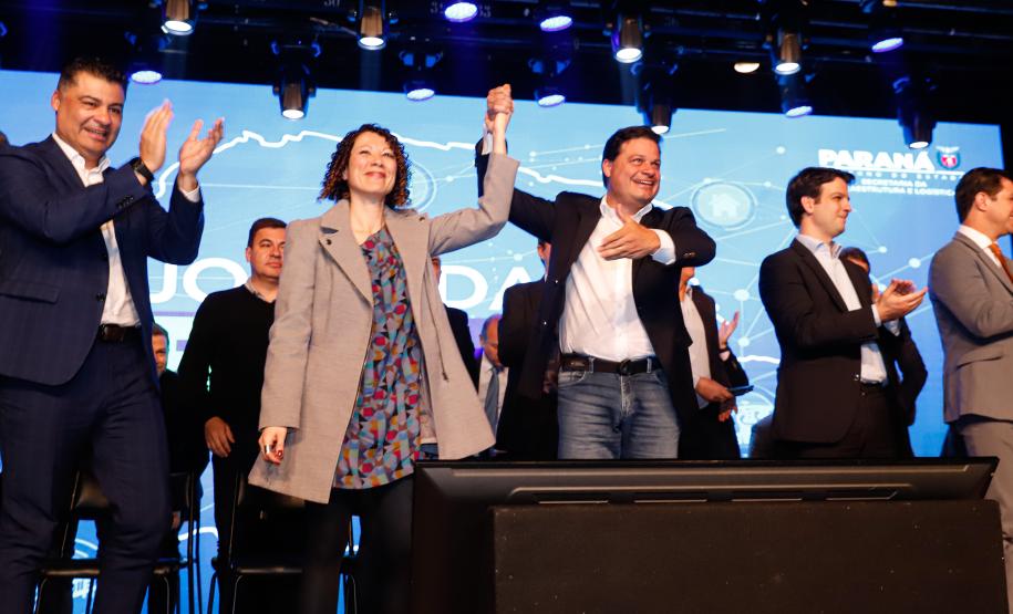 Segundo o secretário estadual de Infraestrutura e Logística, Sandro Alex, o Paraná foi o primeiro estado do Brasil a adotar a metodologia BIM e a estendê-la em um programa estadual a todos os municípios. Foto: Rodrigo Félix Leal / SEIL