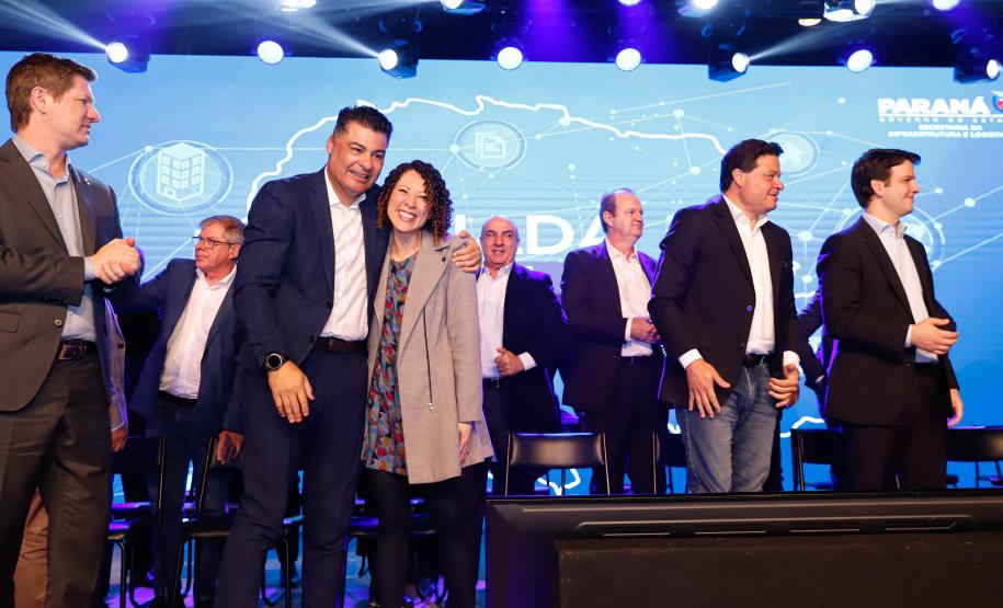 Segundo o secretário estadual de Infraestrutura e Logística, Sandro Alex, o Paraná foi o primeiro estado do Brasil a adotar a metodologia BIM e a estendê-la em um programa estadual a todos os municípios. Foto: Rodrigo Félix Leal / SEIL