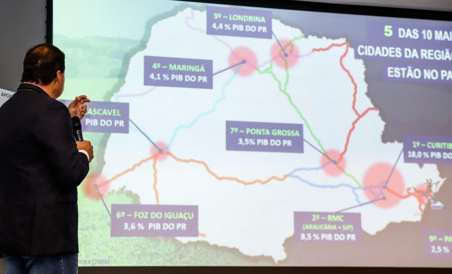 Vocação logística: projetos de infraestrutura de diferentes modais avançam no Paraná Foto: Rodrigo Félix Leal/SEIL