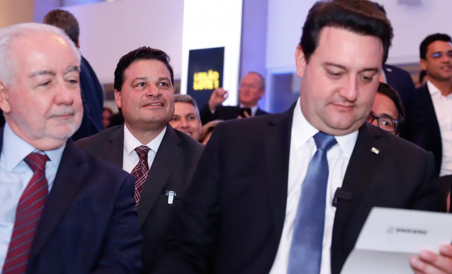 O leilão foi realizado nesta sexta-feira (25) na Bolsa de Valores, em São Paulo, e contou com a participação do governador Carlos Massa Ratinho Junior. Foto: Rodrigo Félix Leal / Seil