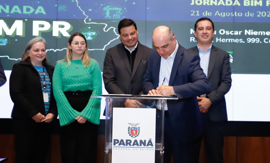 Estado expandirá uso da metodologia BIM nas obras públicas para os municípios Foto: Rodrigo Félix Leal/SEIL-PR