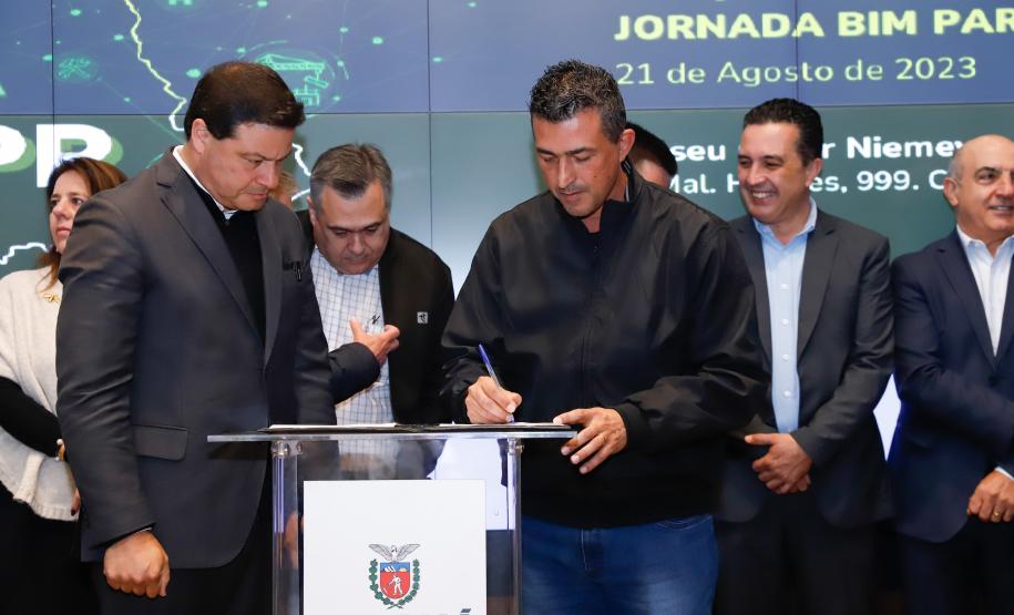 Estado expandirá uso da metodologia BIM nas obras públicas para os municípios Foto: Rodrigo Félix Leal/SEIL-PR