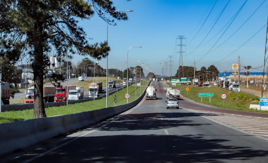 Lote 1 contempla Contorno Sul de Curitiba com quatro faixas e duplicação do Contorno Norte. BR-376 - Contorno Sul. Foto: Roberto Dziura Jr/AEN