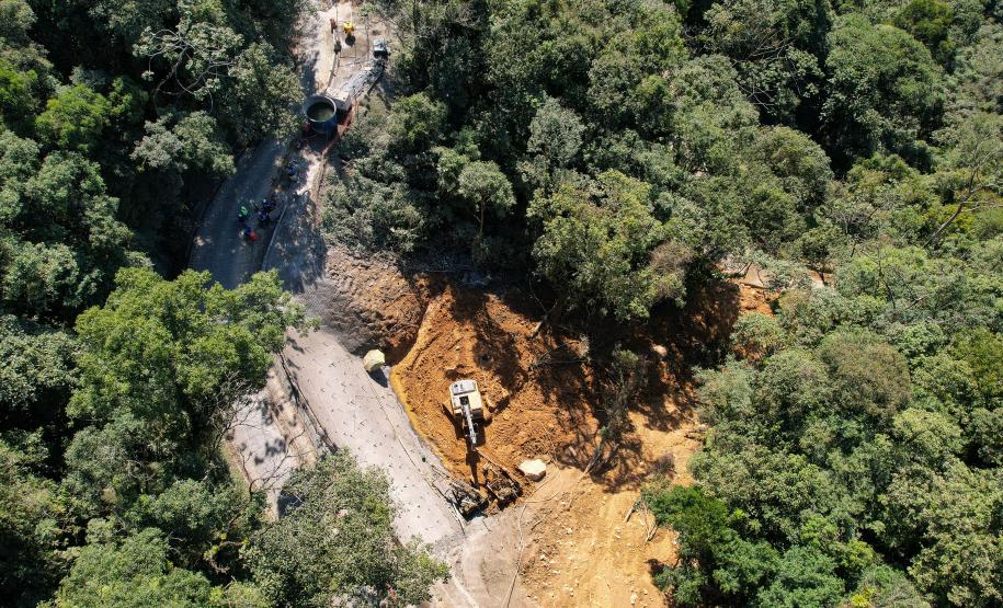 Obras na Graciosa avançam, e primeiros trechos podem ficar prontos este mês Foto: Rodrigo Félix Leal/SEIL