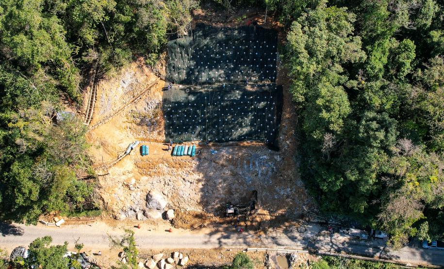 Obras na Graciosa avançam, e primeiros trechos podem ficar prontos este mês Foto: Rodrigo Félix Leal/SEIL