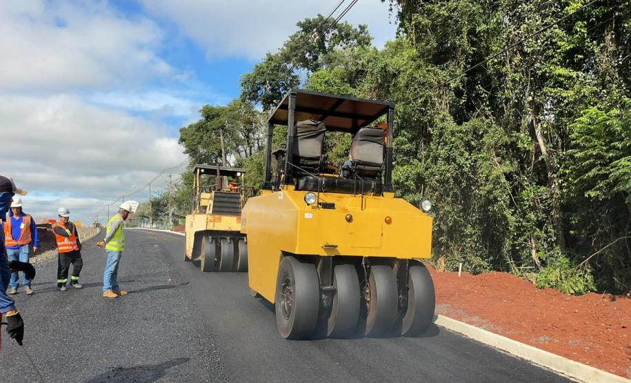 Obras de duplicação da Rodovia das Cataratas chegam a 16,75% de execução Foto: DER