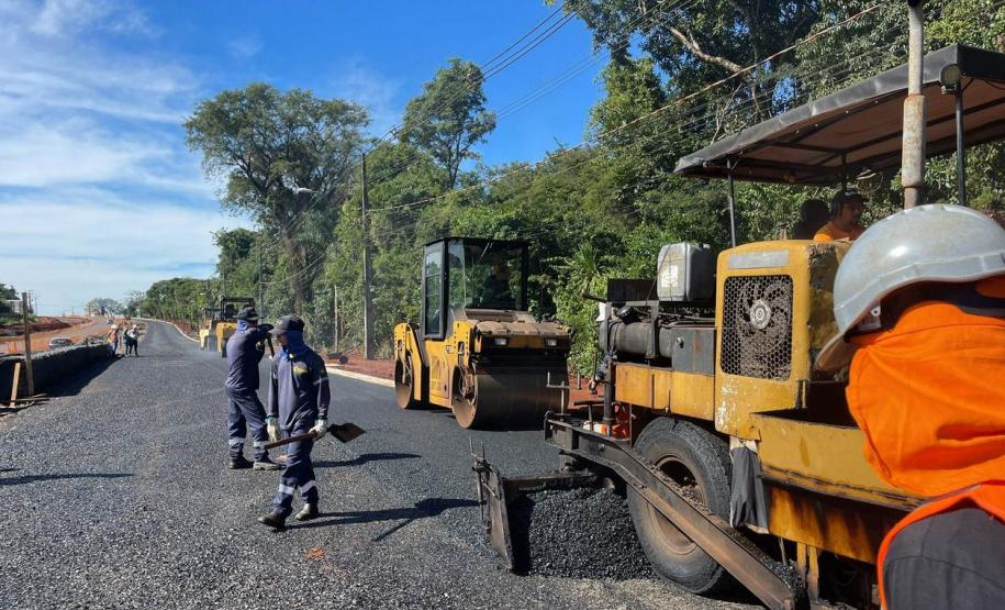 Obras de duplicação da Rodovia das Cataratas chegam a 16,75% de execução Foto: DER