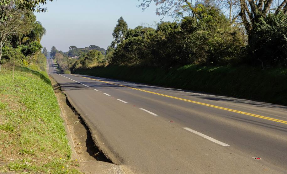 Lote 1 prevê duplicação e 21 viadutos e passarelas entre Ponta Grossa e Prudentópolis. Guamiranga. Foto: Roberto Dziura Jr/AEN