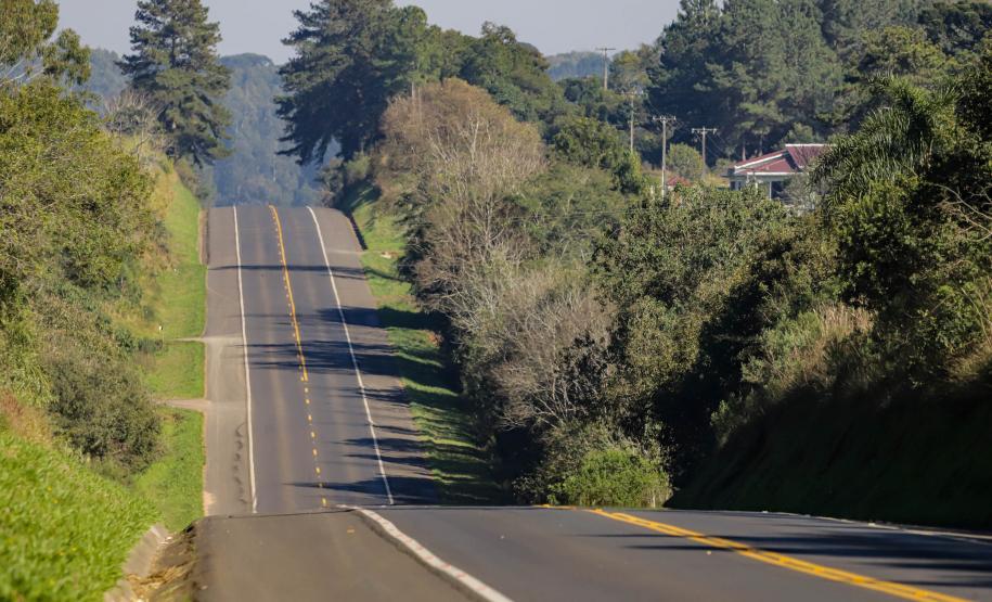 Lote 1 prevê duplicação e 21 viadutos e passarelas entre Ponta Grossa e Prudentópolis. Guamiranga. Foto: Roberto Dziura Jr/AEN