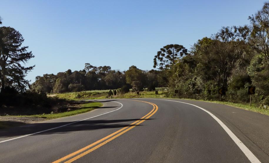 Lote 1 prevê duplicação e 21 viadutos e passarelas entre Ponta Grossa e Prudentópolis. Guamiranga. Foto: Roberto Dziura Jr/AEN