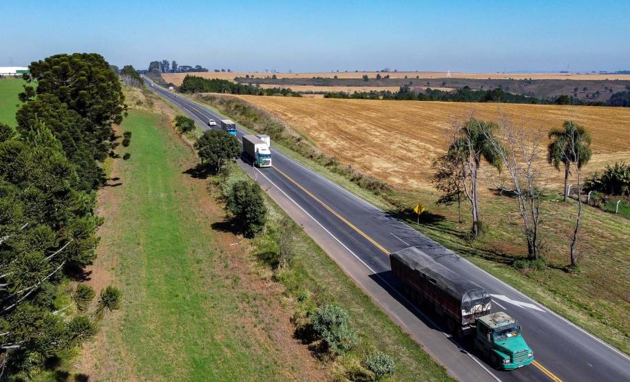 Lote 1 prevê duplicação e 21 viadutos e passarelas entre Ponta Grossa e Prudentópolis. Guamiranga. Foto: Roberto Dziura Jr/AEN