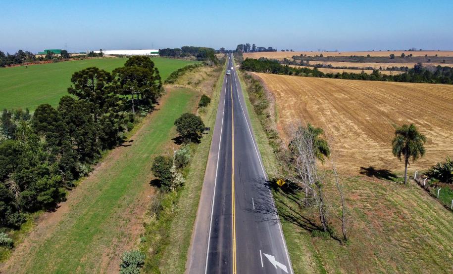 Lote 1 prevê duplicação e 21 viadutos e passarelas entre Ponta Grossa e Prudentópolis. Guamiranga. Foto: Roberto Dziura Jr/AEN
