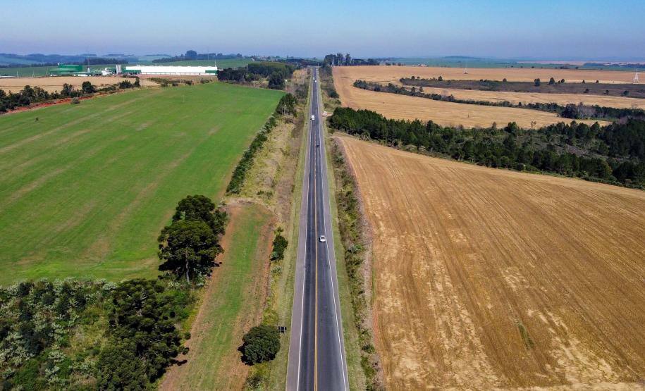 Lote 1 prevê duplicação e 21 viadutos e passarelas entre Ponta Grossa e Prudentópolis. Guamiranga. Foto: Roberto Dziura Jr/AEN