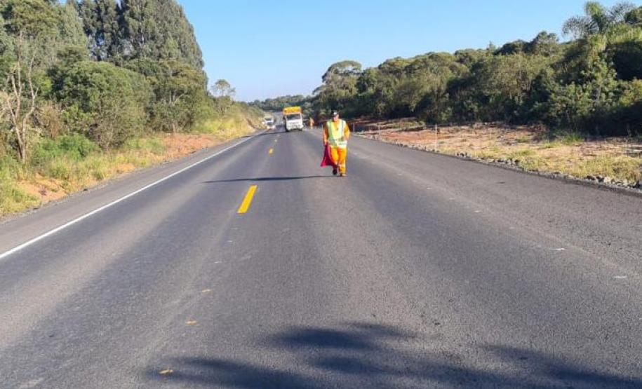 Investimento de R$ 129 milhões: pavimentação entre Irati e São Mateus do Sul entra na reta final Foto: DER