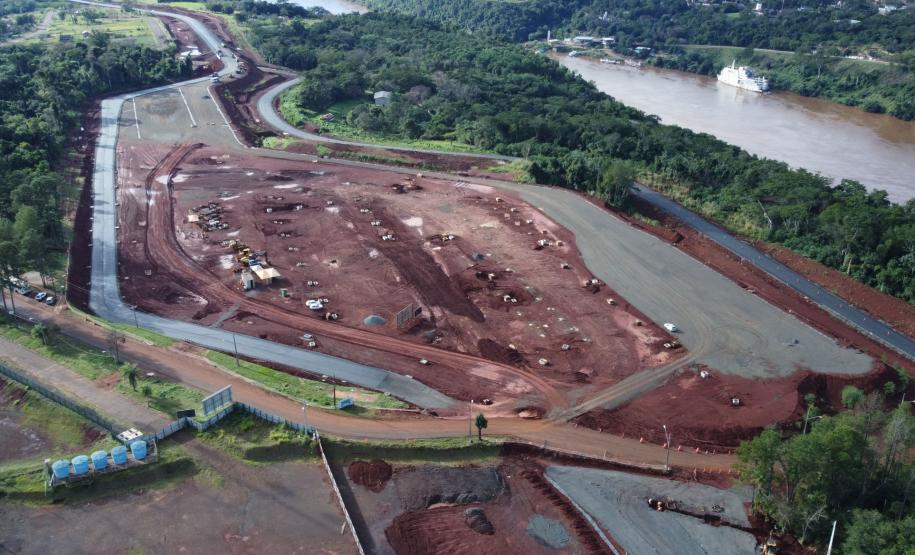 Perimetral - aduana Brasil - Paraguai Foto: DER