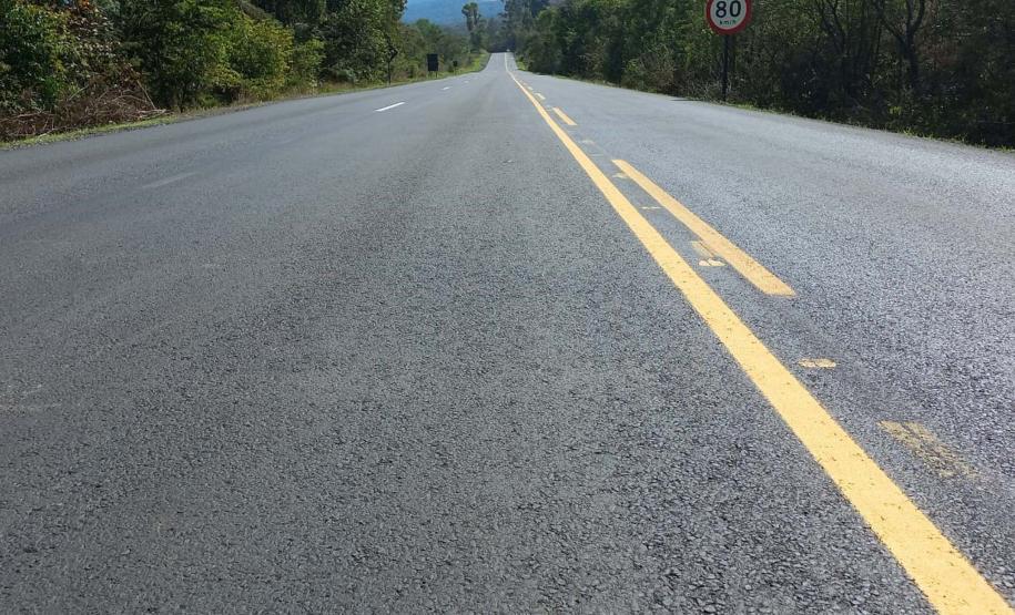 Estado recupera pavimento da PR-090 entre São Jerônimo da Serra e Curiúva Foto: DER