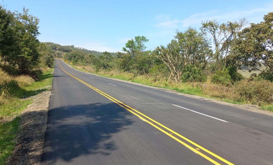 Estado recupera pavimento da PR-090 entre São Jerônimo da Serra e Curiúva Foto: DER