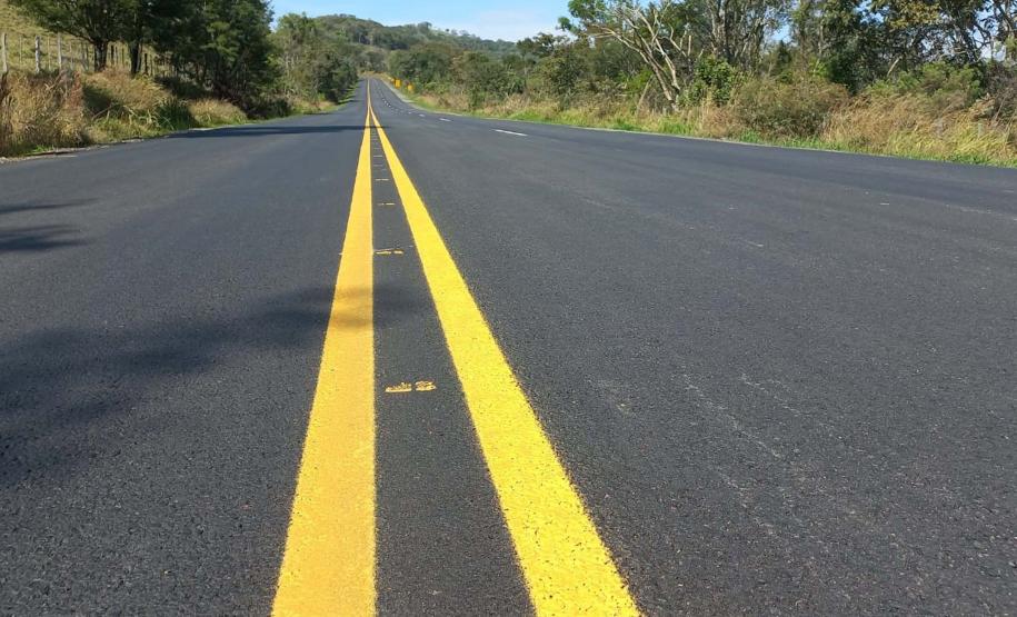 Estado recupera pavimento da PR-090 entre São Jerônimo da Serra e Curiúva Foto: DER