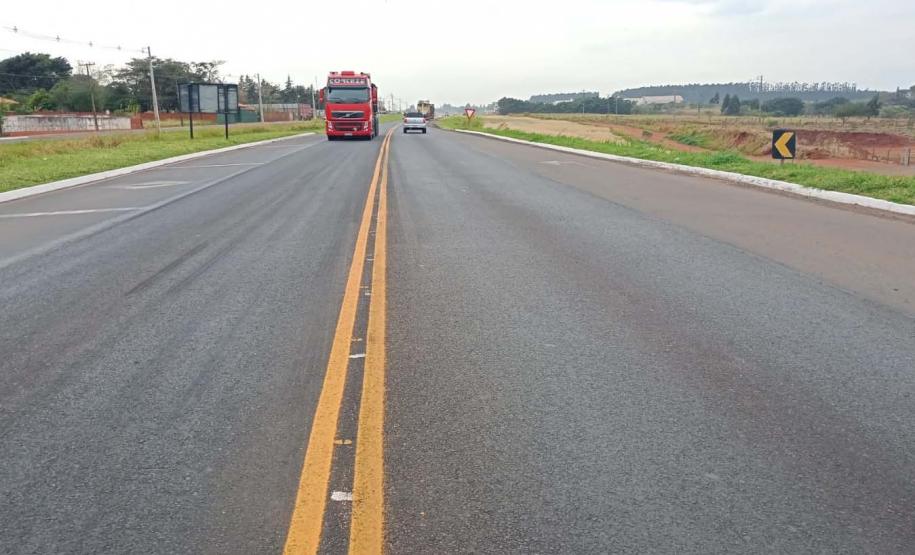 Ligação entre os municípios de Arapongas e Astorga recebe obras de conservação. Foto: DER