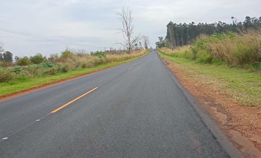 Ligação entre os municípios de Arapongas e Astorga recebe obras de conservação. Foto: DER