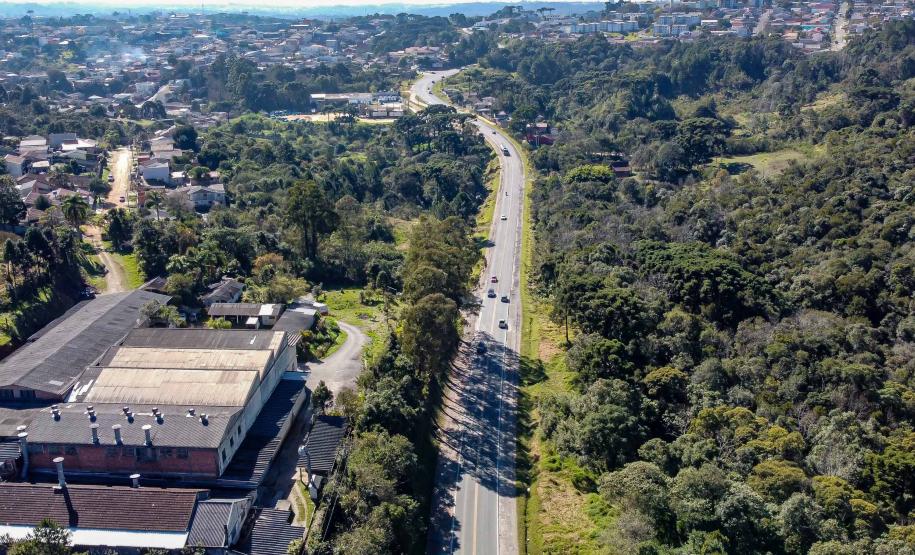 Lote 1 contempla Contorno Sul de Curitiba com quatro faixas e duplicação do Contorno Norte. BR-376 - Contorno Sul. Foto: Roberto Dziura Jr/AEN