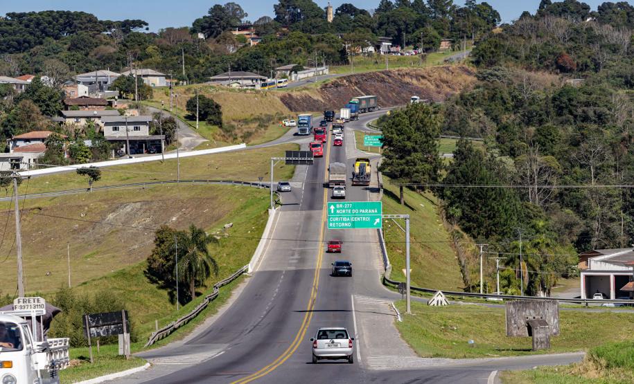 Lote 1 contempla Contorno Sul de Curitiba com quatro faixas e duplicação do Contorno Norte. BR-376 - Contorno Sul. Foto: Roberto Dziura Jr/AEN