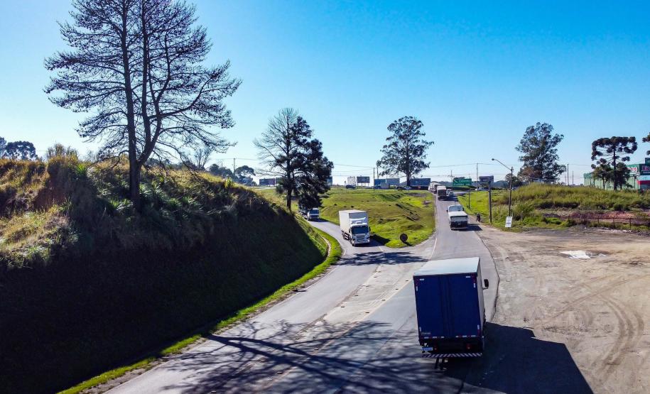 Lote 1 contempla Contorno Sul de Curitiba com quatro faixas e duplicação do Contorno Norte. BR-376 - Contorno Sul. Foto: Roberto Dziura Jr/AEN