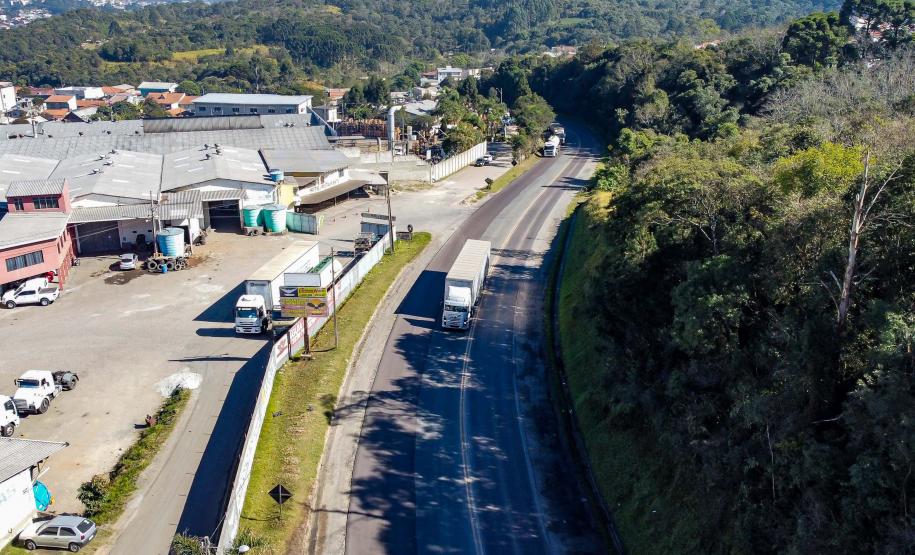 Lote 1 contempla Contorno Sul de Curitiba com quatro faixas e duplicação do Contorno Norte. BR-376 - Contorno Sul. Foto: Roberto Dziura Jr/AEN
