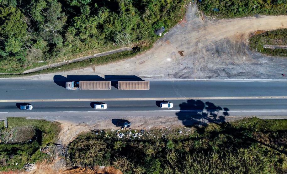 Lote 1 contempla Contorno Sul de Curitiba com quatro faixas e duplicação do Contorno Norte. BR-376 - Contorno Sul. Foto: Roberto Dziura Jr/AEN