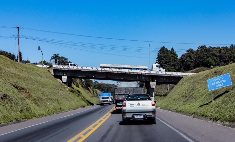 Lote 1 contempla Contorno Sul de Curitiba com quatro faixas e duplicação do Contorno Norte. BR-376 - Contorno Sul. Foto: Roberto Dziura Jr/AEN