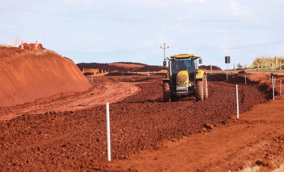 Duplicação da PR-445, entre Londrina e Mauá da Serra, ultrapassa 10% de execução Foto: Gilson Abreu/AEN