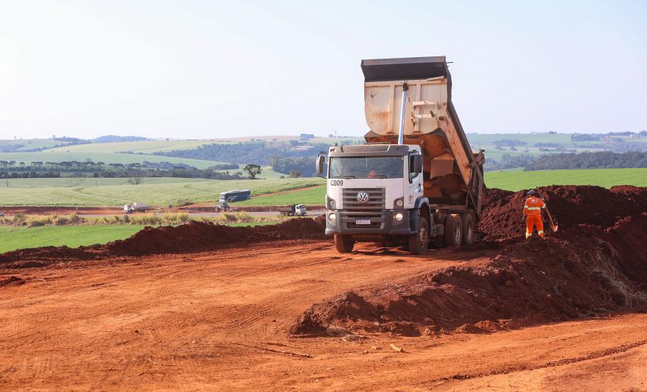 Duplicação da PR-445, entre Londrina e Mauá da Serra, ultrapassa 10% de execução Foto: Gilson Abreu/AEN