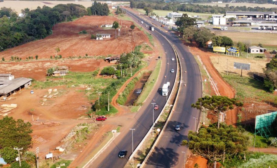 Reta final: obra de duplicação da BR-277 em Cascavel se aproxima de 80% Foto: Ari Dias/AEN