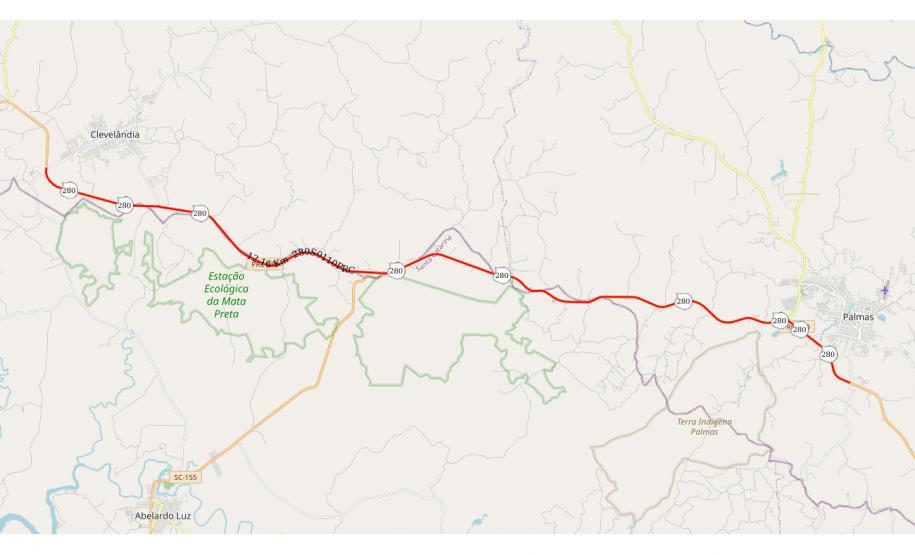 Estado assina contrato da restauração em concreto entre Palmas e Clevelândia Foto: DER