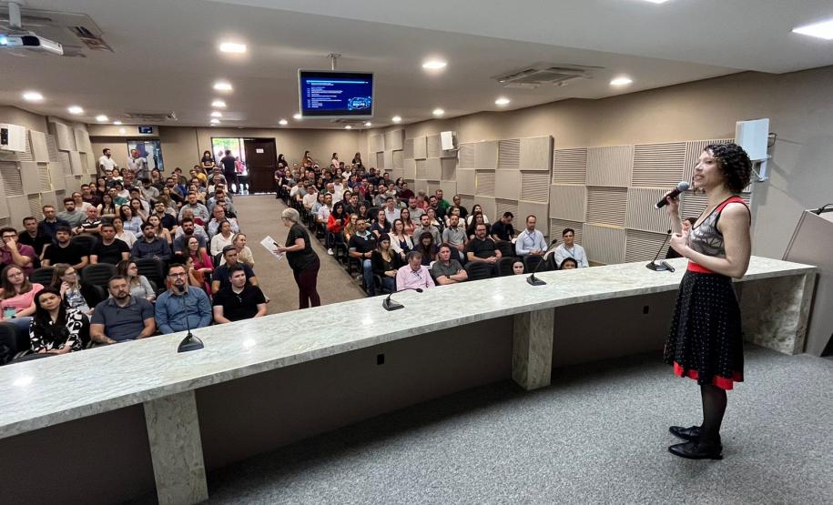 O evento contou com a presença de arquitetos e engenheiros de prefeituras ligados à construção de obras públicas da região. Foto: Divulgação