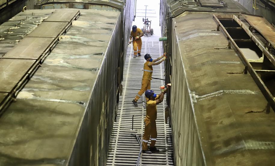 Nova Ferroeste e Moegão vão ampliar fluxo de mercadorias do Mato Grosso do Sul a Paranaguá Foto: Rodrigo Felix Leal/SEIL