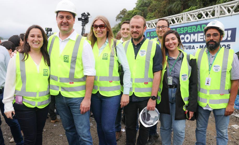 Começa a obra da Ponte Guaratuba-Matinhos, projeto aguardado há mais de 30 anos Foto: Jonathan Campos/AEN