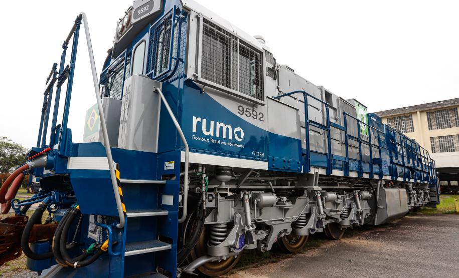 Paraná será pioneiro no teste de locomotivas híbridas com menor impacto ambiental Foto: Rodrigo Félix Leal/SEIL-PR