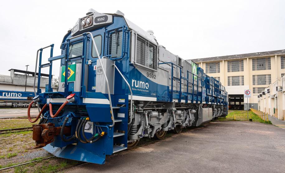 Paraná será pioneiro no teste de locomotivas híbridas com menor impacto ambiental Foto: Rodrigo Félix Leal/SEIL-PR