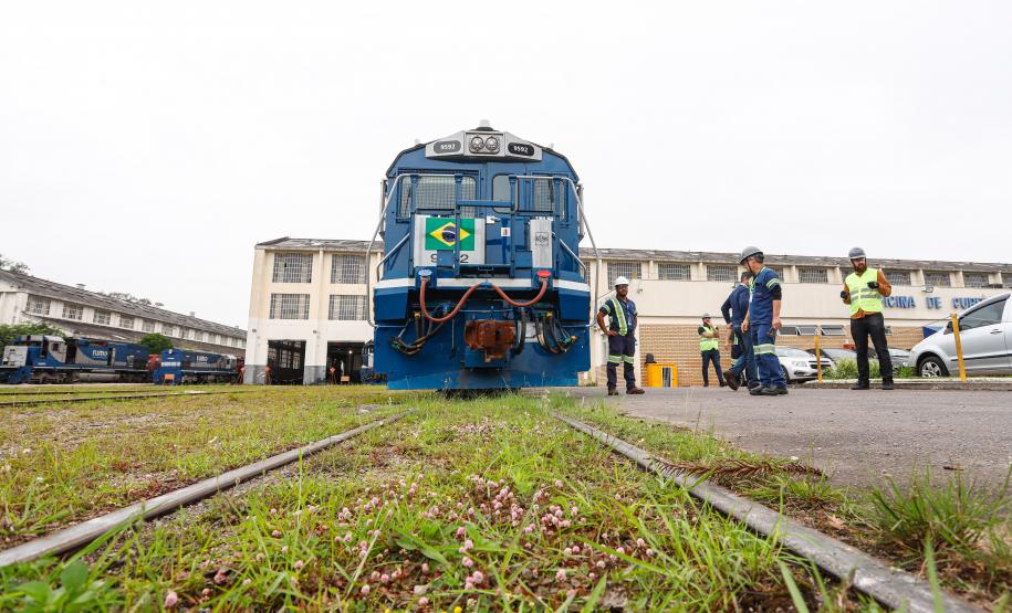 Paraná será pioneiro no teste de locomotivas híbridas com menor impacto ambiental Foto: Rodrigo Félix Leal/SEIL-PR