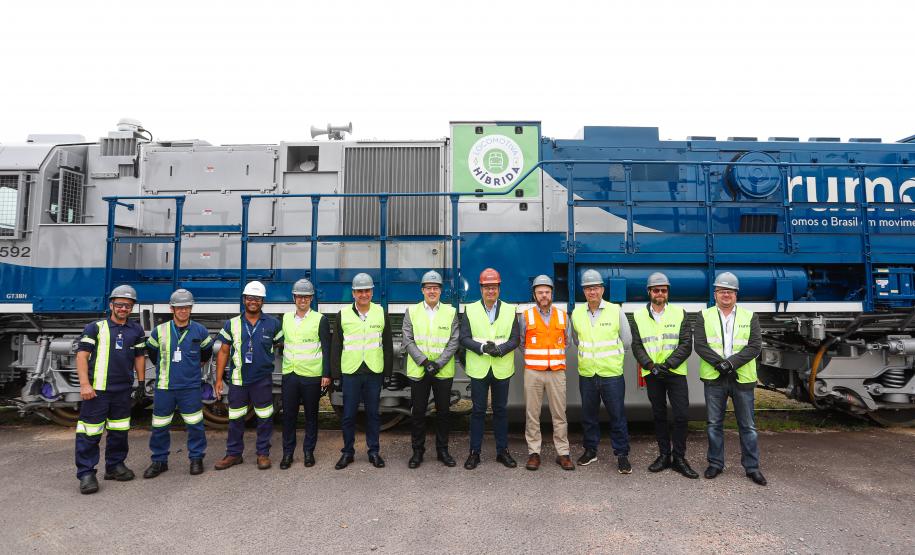 Paraná será pioneiro no teste de locomotivas híbridas com menor impacto ambiental Foto: Rodrigo Félix Leal/SEIL-PR