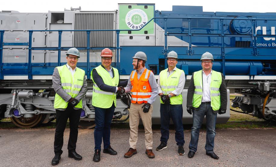 Paraná será pioneiro no teste de locomotivas híbridas com menor impacto ambiental Foto: Rodrigo Félix Leal/SEIL-PR