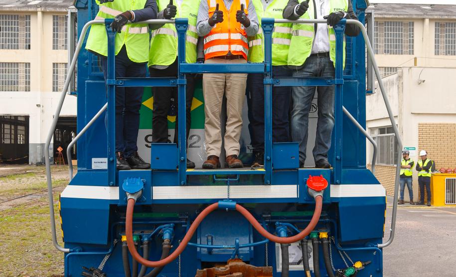 Paraná será pioneiro no teste de locomotivas híbridas com menor impacto ambiental Foto: Rodrigo Félix Leal/SEIL-PR