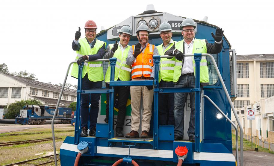 Paraná será pioneiro no teste de locomotivas híbridas com menor impacto ambiental Foto: Rodrigo Félix Leal/SEIL-PR