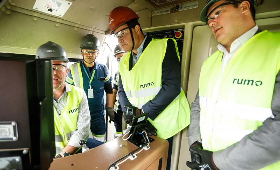 Paraná será pioneiro no teste de locomotivas híbridas com menor impacto ambiental Foto: Rodrigo Félix Leal/SEIL-PR