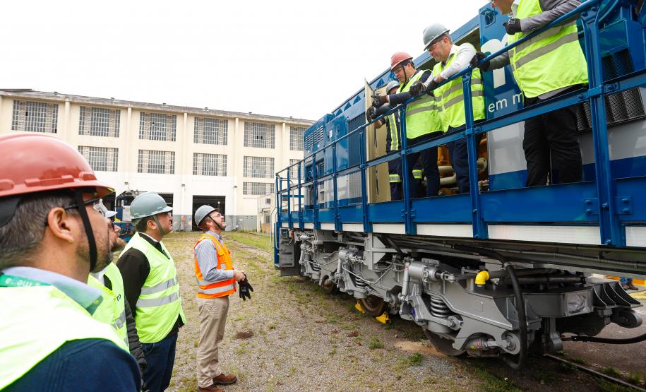 Paraná será pioneiro no teste de locomotivas híbridas com menor impacto ambiental Foto: Rodrigo Félix Leal/SEIL-PR