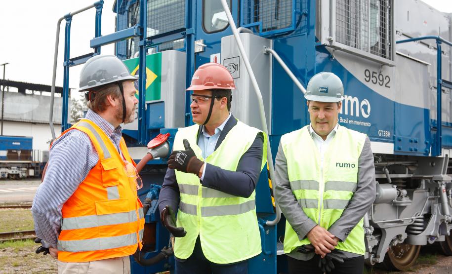 Paraná será pioneiro no teste de locomotivas híbridas com menor impacto ambiental Foto: Rodrigo Félix Leal/SEIL-PR