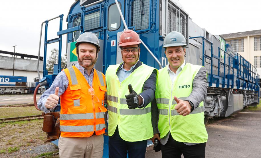 Paraná será pioneiro no teste de locomotivas híbridas com menor impacto ambiental Foto: Rodrigo Félix Leal/SEIL-PR