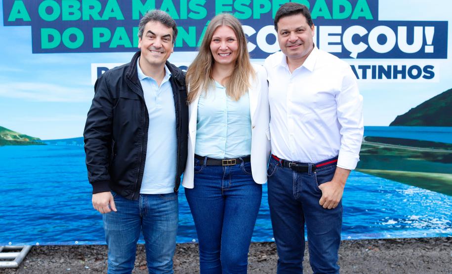 Começa a obra da Ponte Guaratuba-Matinhos, projeto aguardado há mais de 30 anos Foto: Rodrigo Félix Leal / SEIL